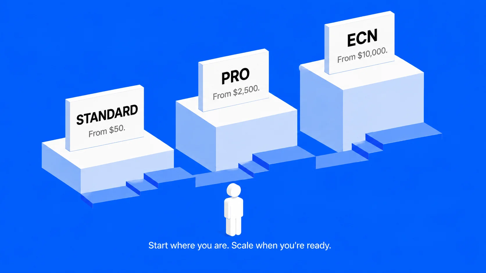 Step 2: Choose Your Trading Account (Standard, Pro, or ECN) 